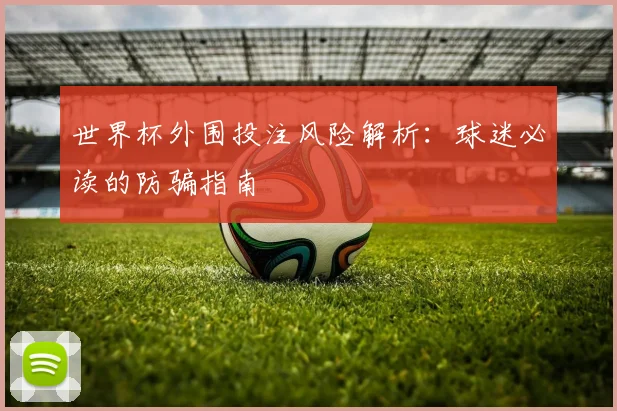 世界杯外围投注风险解析：球迷必读的防骗指南